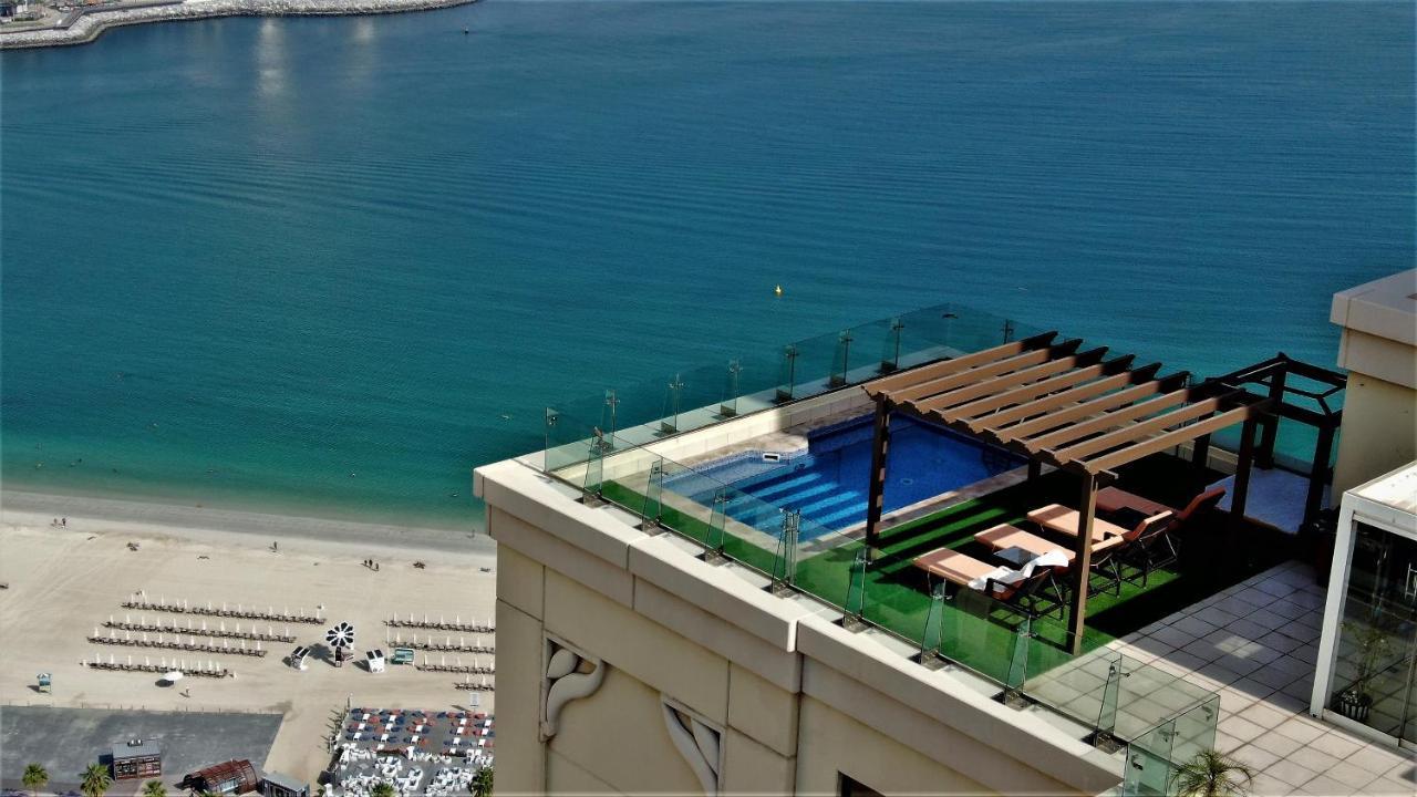 Jbr Penthouse With Terrace Pool Apartment Dubai Bagian luar foto