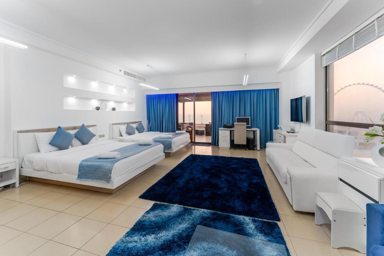 Jbr Penthouse With Terrace Pool Apartment Dubai Bagian luar foto