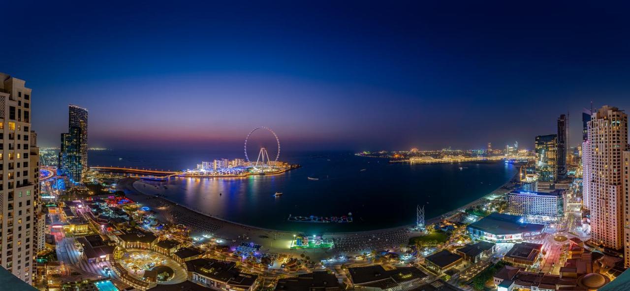 Jbr Penthouse With Terrace Pool Apartment Dubai Bagian luar foto