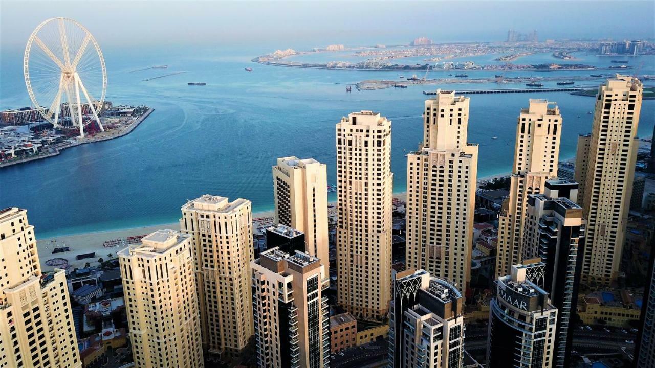 Jbr Penthouse With Terrace Pool Apartment Dubai Bagian luar foto